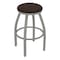 Holland Bar Stool Co 30" Swivel Bar Stool, Nickel Finish, Rein Coffee Seat X802 - alternate 1